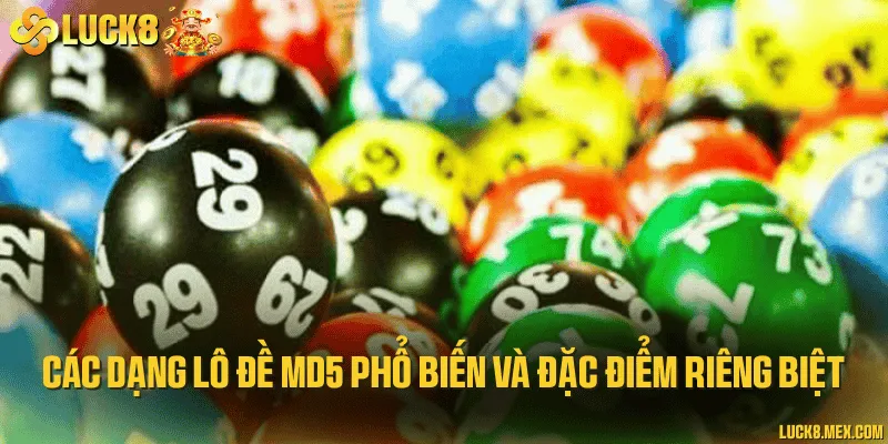 Các dạng lô đề MD5 phổ biến và đặc điểm riêng biệt